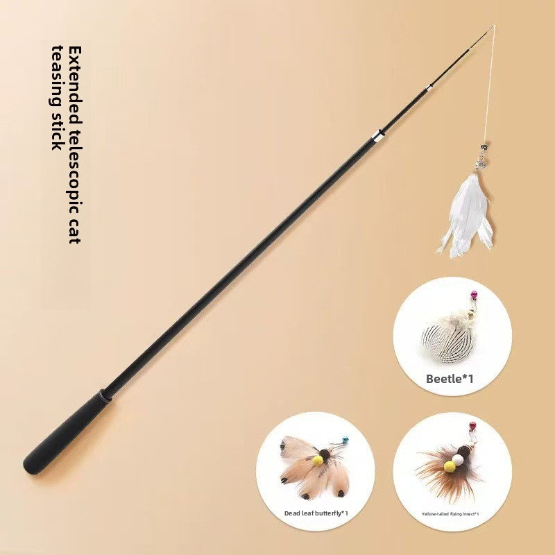 Feather Teaser Wand for Cats