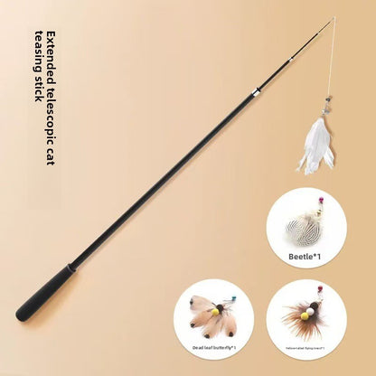 Feather Teaser Wand for Cats