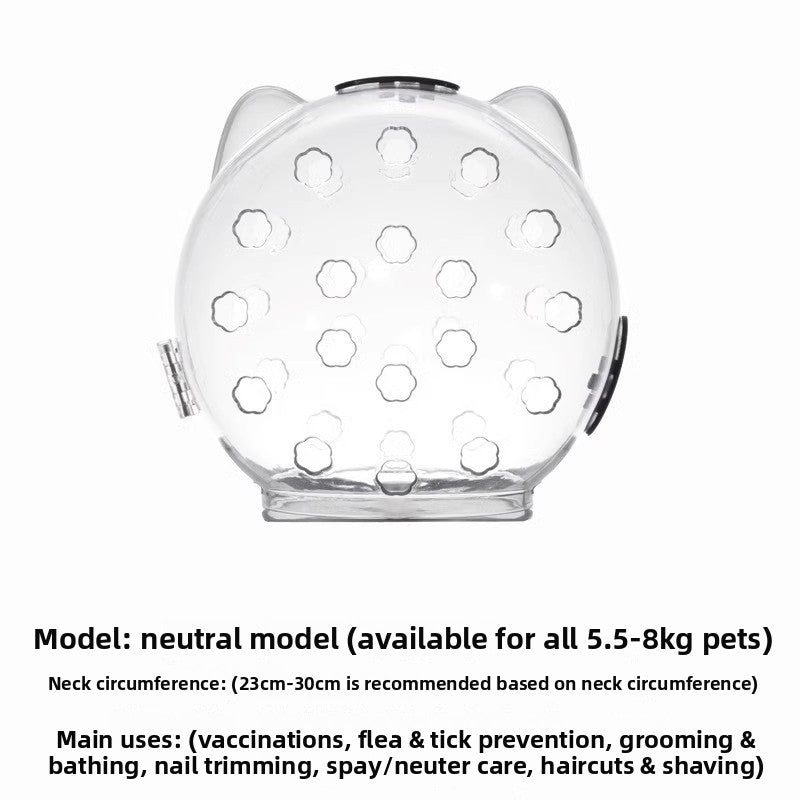 Adjustable Pet Safety Collar for Grooming