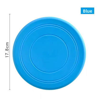 Pet toy bite-resistant training saucer