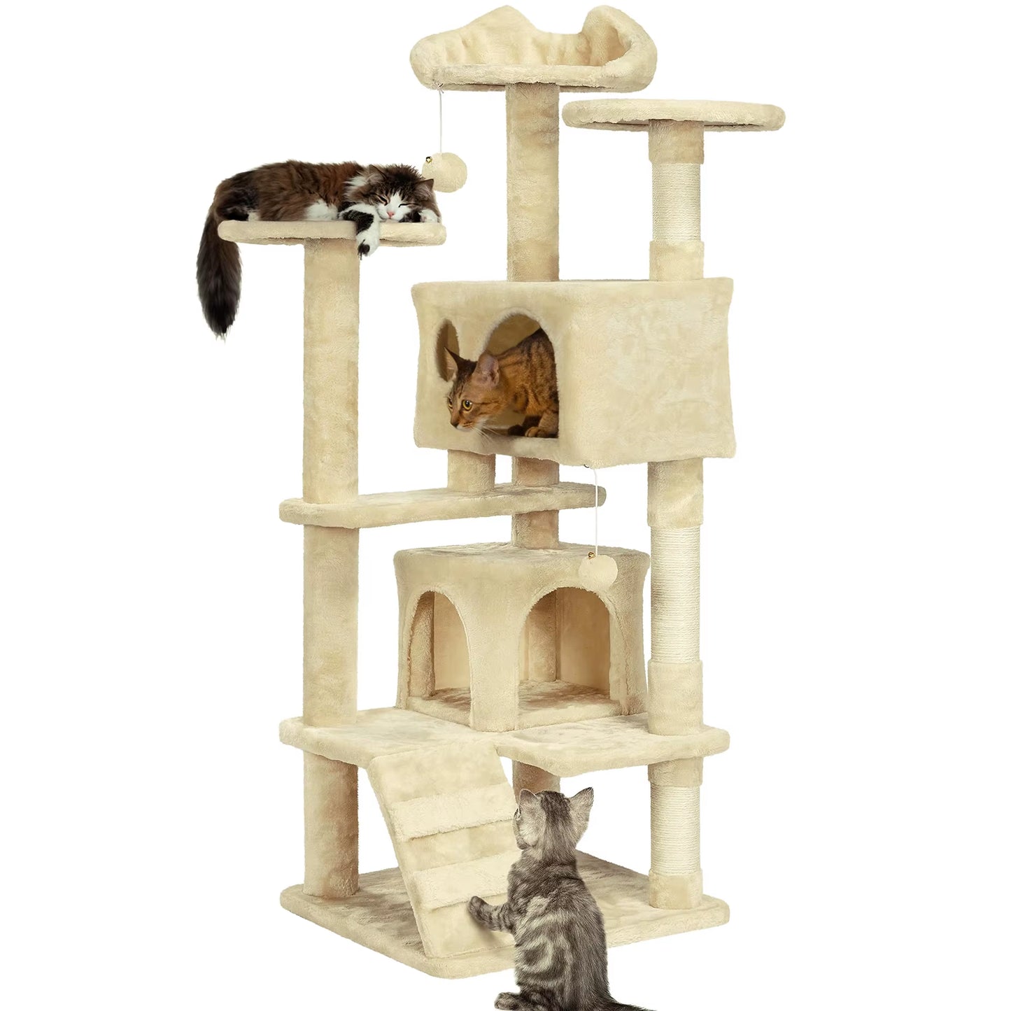Large Cats House Tree