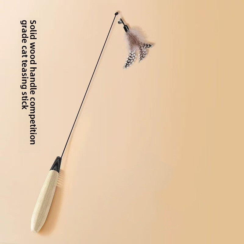 Feather Teaser Wand for Cats